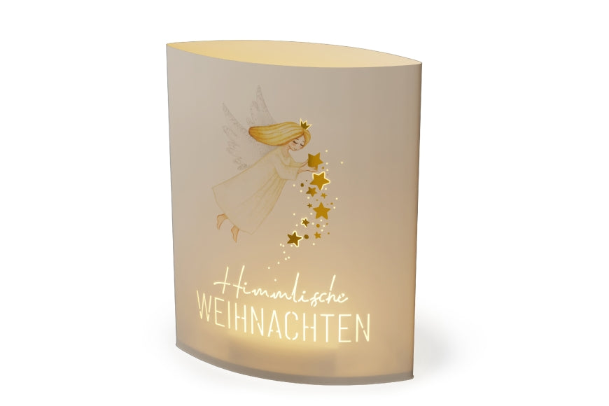 629174 Geschenk für Dich weihnachtliches Poesilicht mit Aufschrift Himmliche Weihnachten