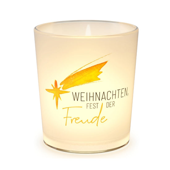 640172 Windlicht mit Aufschrift Weihnachten, Fest der Feude von Geschenk für Dich, 4027268334698