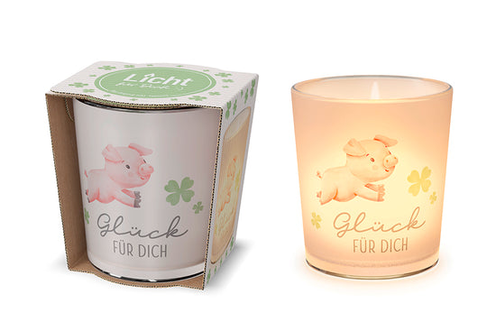 Windlicht „Glück für Dich“ von Geschenk für Dich