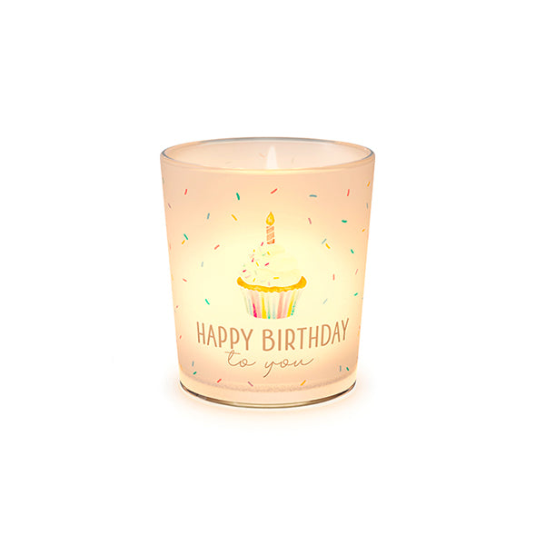 Windlicht „Happy Birthday to you“ von Geschenk für Dich
