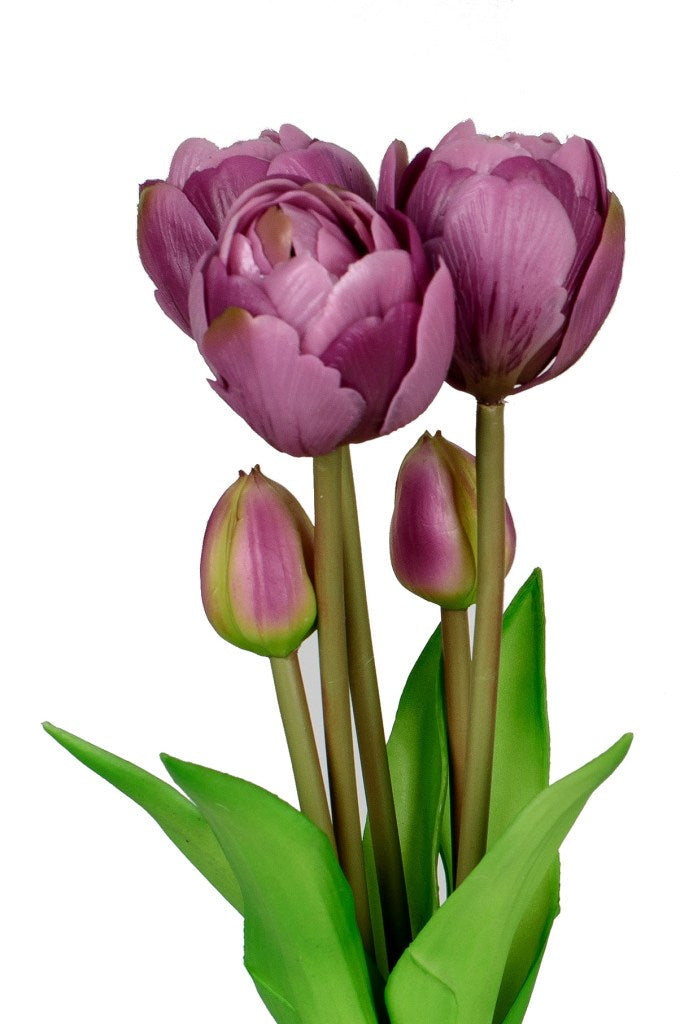 Künstlicher Tulpenstrauß Real Touch 25 cm – Malou Home Design®