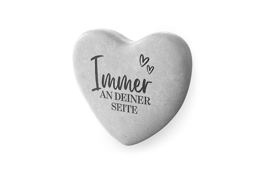 810219810714 Geschenk für Dich Marmor Herz Immer an Deiner Seite, Handschmeichler