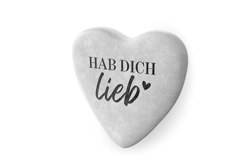 810389810714 Geschenk für Dich Marmor Herz Hab Dich lieb, Handschmeichler
