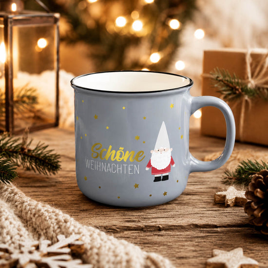 Kultbecher Schöne Weihnachten Wichtel stimmungsvoll mit Weihnachtsdeko – Geschenk für Dich