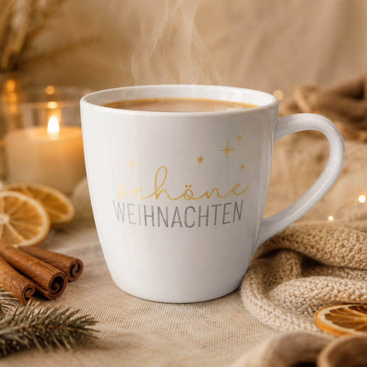Teetasse Weihnachten – große Tasse 400 ml