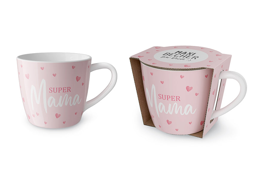 910736 Geschenk für Dich Maxi Becher Tasse Super Mama