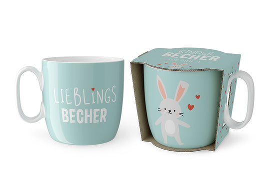 940382 Geschenk für Dich Kinder Becher Hase Lieblingsbecher, Kindertasse