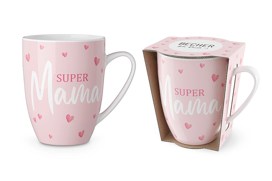 950736 Geschenk für Dich Becher Tasse Super Mama