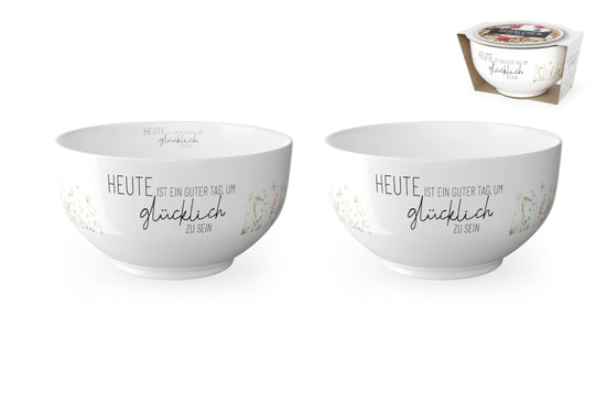 955592 Schälchen Heute ist ein guter Tag, um glücklich zu sein von Geschenk für Dich, 4027268335299