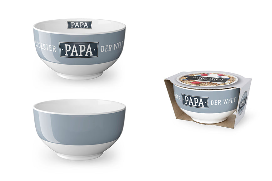 955756 Geschenk für Dich Schälchen Coolster Papa der Welt, Müslischale, Müslischälchen