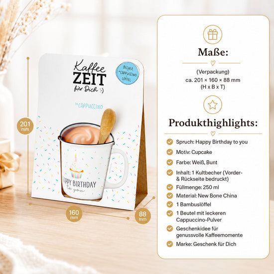 Kaffeezeit für Dich Happy Birthday – Produkthighlights (Highlight)
