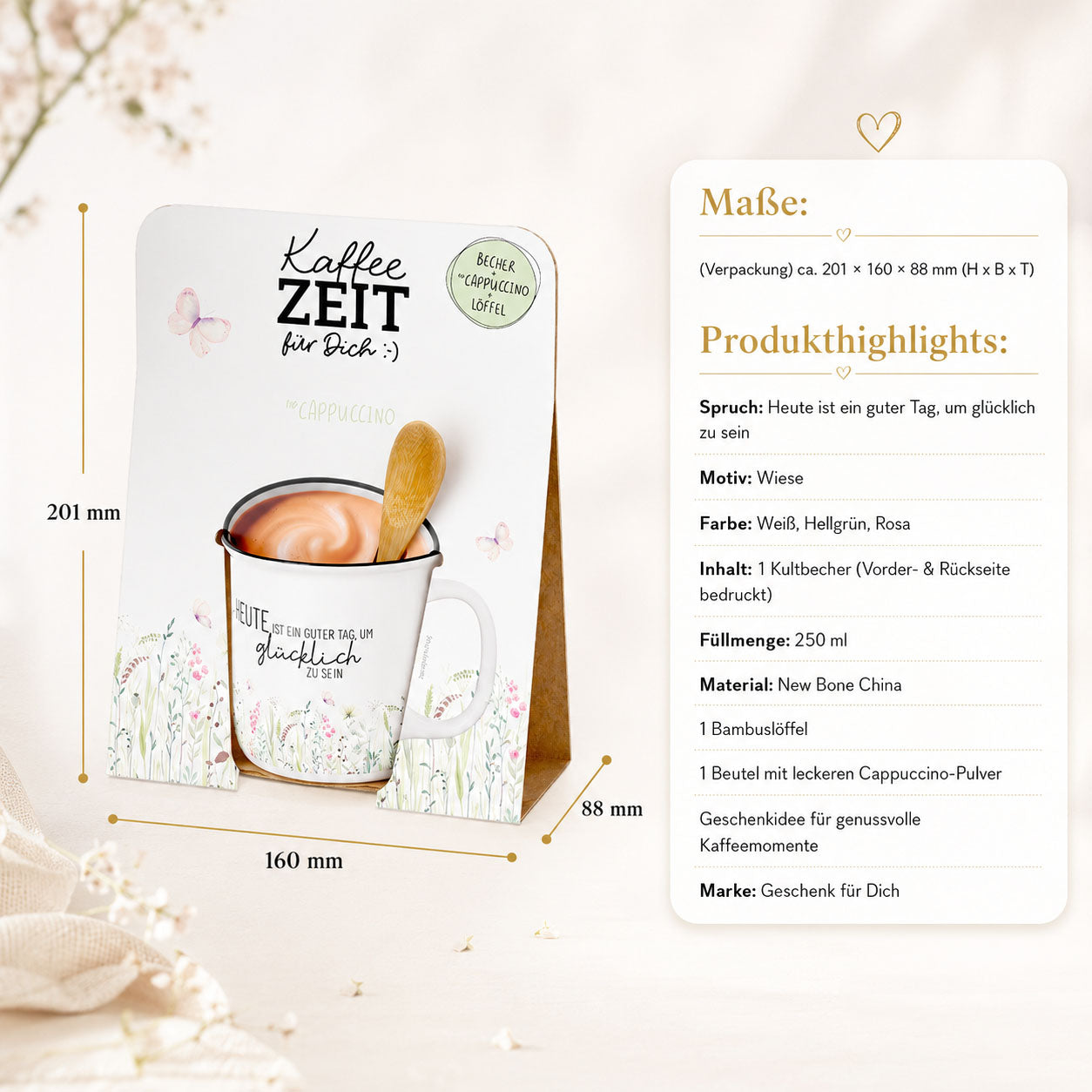 Kaffeezeit für Dich Wiese – Produkthighlights (Highlight)