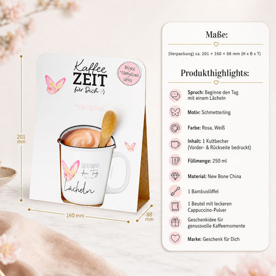 Kaffeezeit für Dich Schmetterling – Produkthighlights (Highlight)