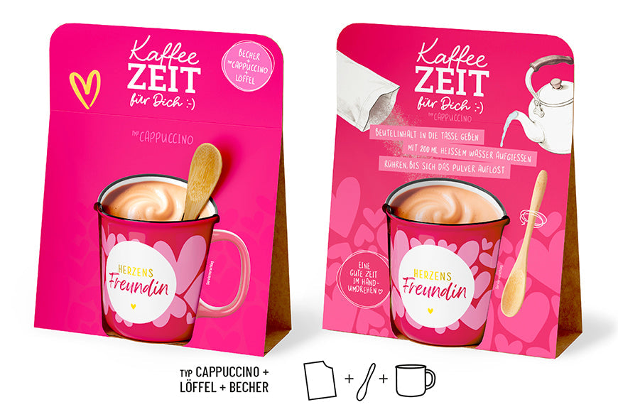 Kaffeezeit für Dich Herzens Freundin – Produktdetails