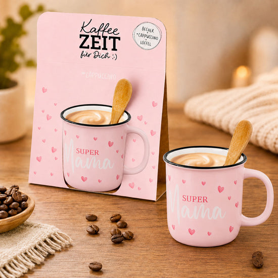 Kaffeezeit für Dich Super Mama – Geschenkset (Moodbild)