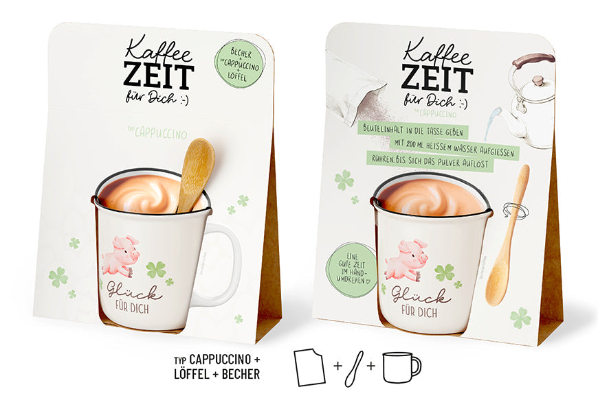 Kaffeezeit für Dich Glücksschwein – Produktdetails