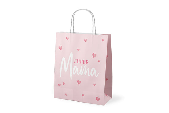 991736 Geschenk für Dich Geschenktüte mit Aufschrift Super Mama