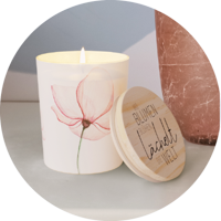 Duftkerzen von Geschenk für Dich aus 70% Sojawachs