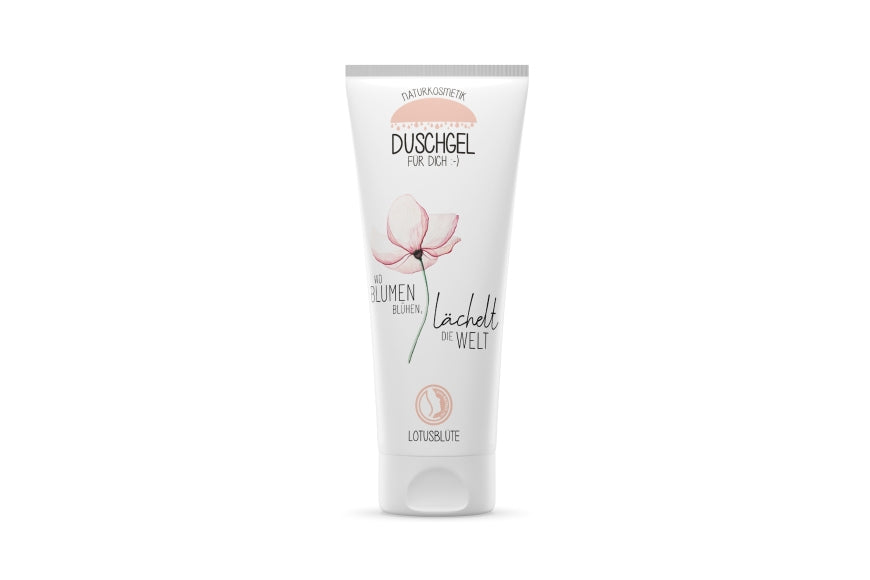Naturkosmetik Duschgel Wo Blumen blühen, lächelt die Welt von Geschenk für Dich, 110593, 4027268336326