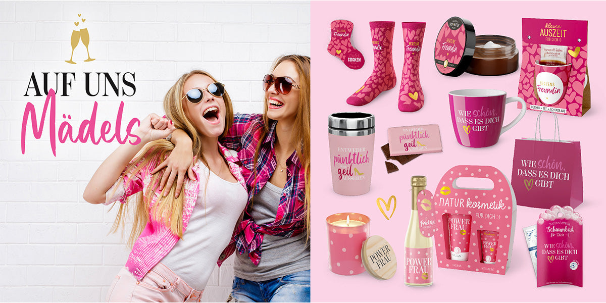 Geschenk für Dich Themenwelt Auf uns Mädels