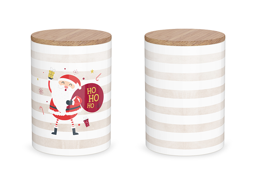Geschenk für Dich weihnachtliche Keramik Vorratsdose / Keksdose "Ho Ho Ho", 3081113, 4027268307685, Malou❤️