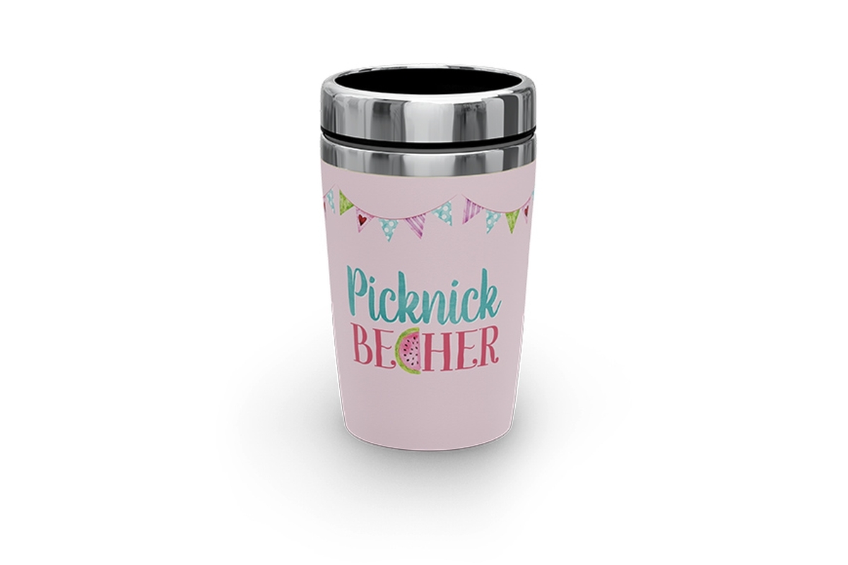 Geschenk für Dich Coffee Tee to go Thermobecher Outdoor Camping-Becher "Picknick Becher", 388615, 4027268257874
