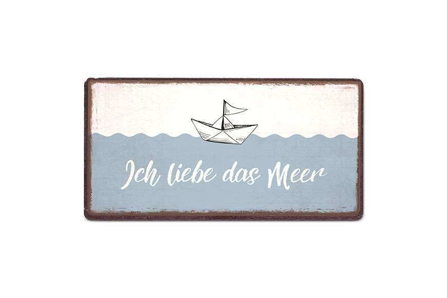 Magnet mit Spruch "Ich liebe das Meer", 389813, 4027268273652