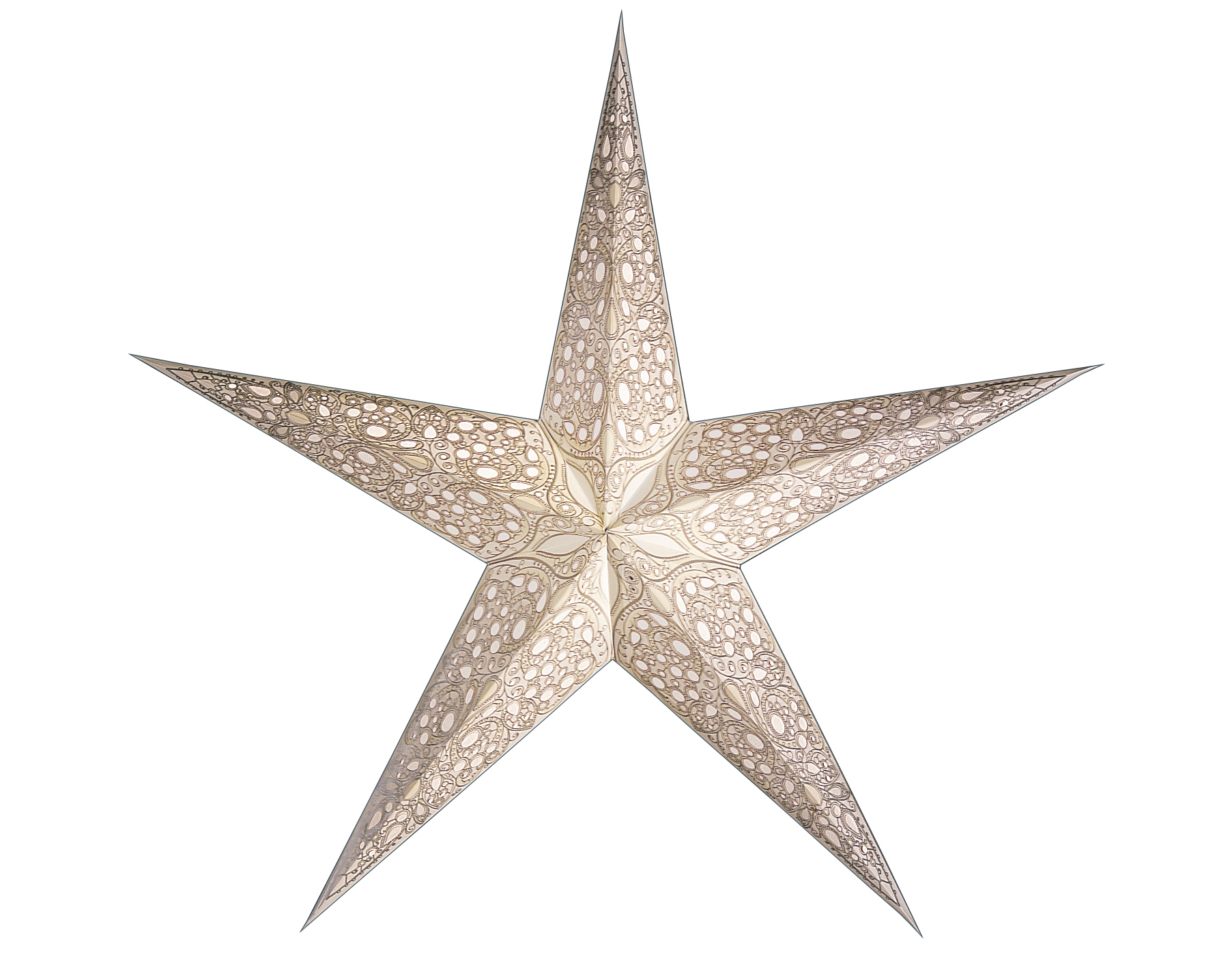 Starlightz Earth Friendly Stern maharaja white , weiß, D85cm, E01906, 8904137600565, Leuchtstern, Faltstern, Deckensterne, Papierstern