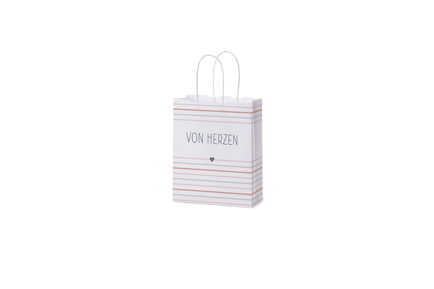 Geschenktüte "Von Herzen" - H 22cm, 991623, 4027268265343
