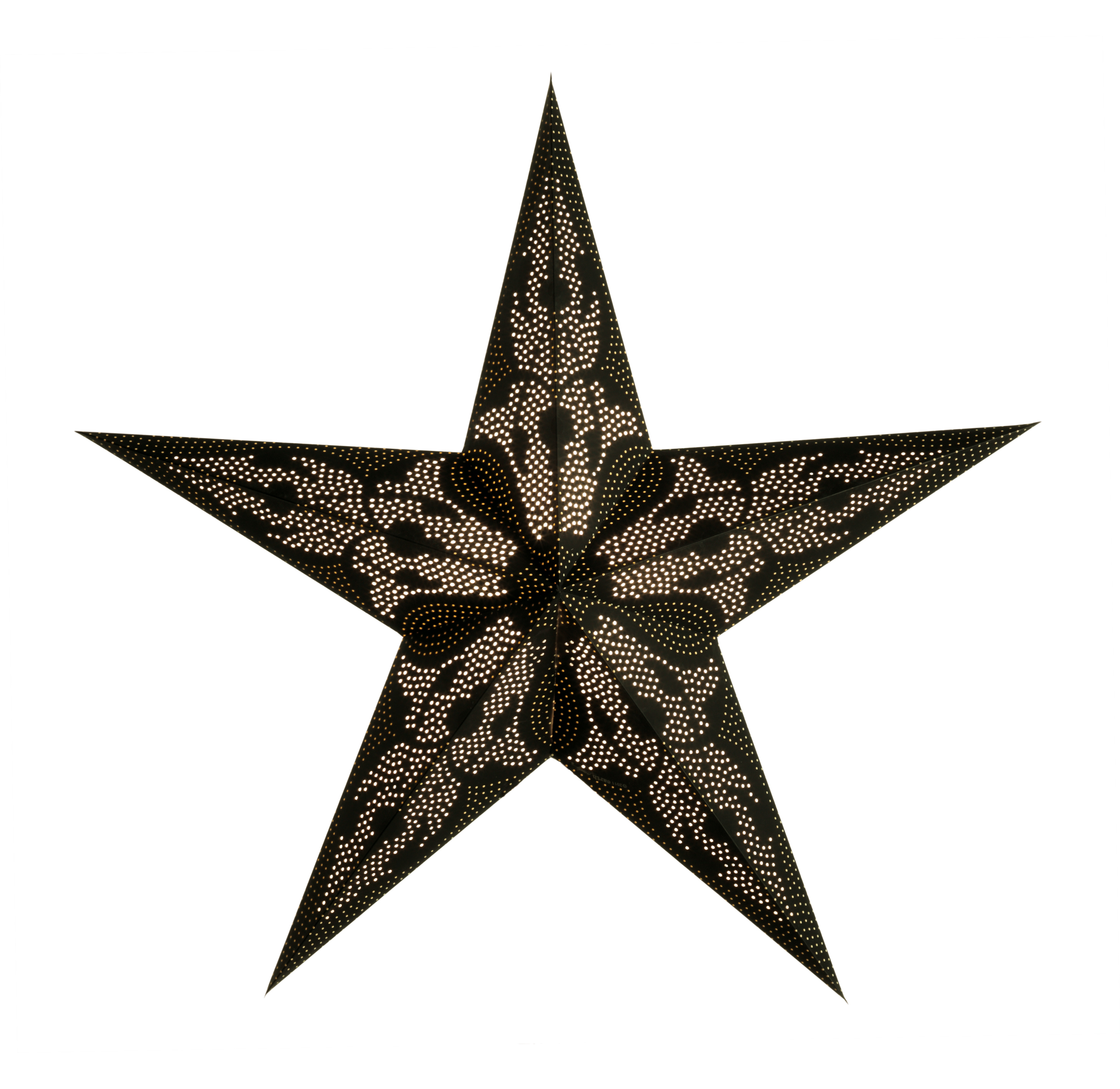 Starlightz Earth Friendly Stern damaskus black, D60cm, 303242, Leuchtstern, Faltstern, Deckensterne, Papierstern, 8904137601227
