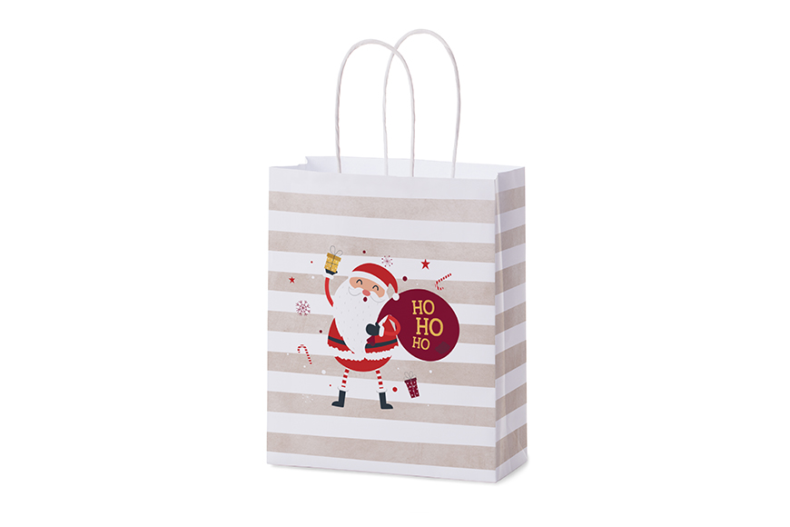 Geschenk für Dich weihnachtliche Papier Geschenktüte "Ho Ho Ho", 991113, 4027268307647, Malou❤️ Dein Weihnachtsdeko Shop