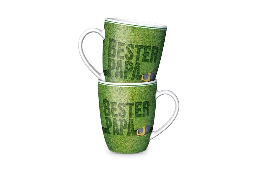 Becher, Tee Tasse, Kaffeepott mit Spruch Schriftzug "Bester Papa" , Geschenk für dich, 950318, 4027268238347