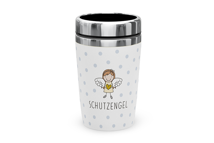 Coffee Tee to go Thermobecher Outdoor Camping-Becher "Schutzengel", 388658, 4027268306541, Geschenk für Dich :-)