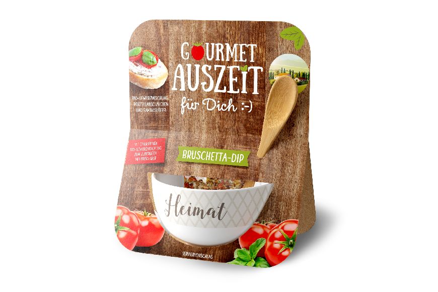 Gourmet Auszeit für Dich :-) "Heimat" Schälchen + Baumbuslöffel + Bruschetta Dip, 956833, 4027268302567