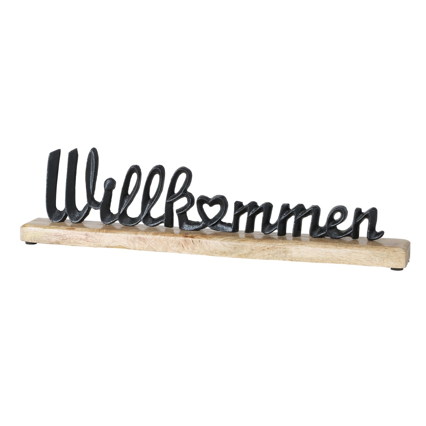 Deko Aufsteller Schriftzug "Willkommen" - Länge 33cm, 2018634, 4020607985667, Boltze