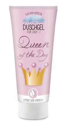 Geschenk für Dich Naturkosmetik Duschgel für dich mit Spruch "Queen of the day", 110588, 4027268225958