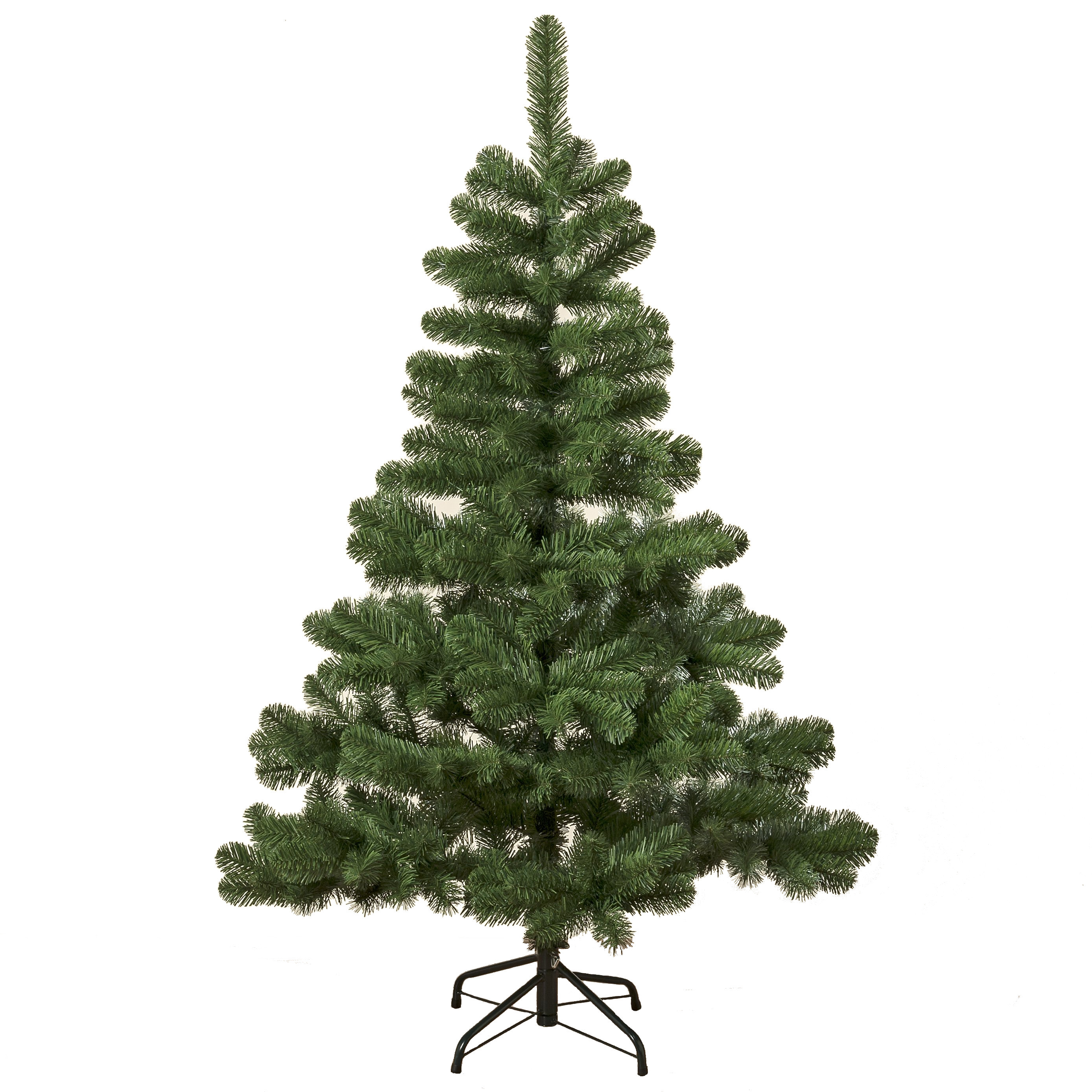 Künstlicher Weihnachtsbaum grün mit Fuß Höhe 150cm, Tannenbaum, Christbaum, Baum, 4020607372498, 1000023