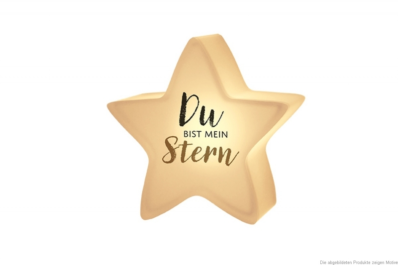 Led Nachtlicht mit Timer Stern "Du bist mein Stern", 620706, 4027268253814