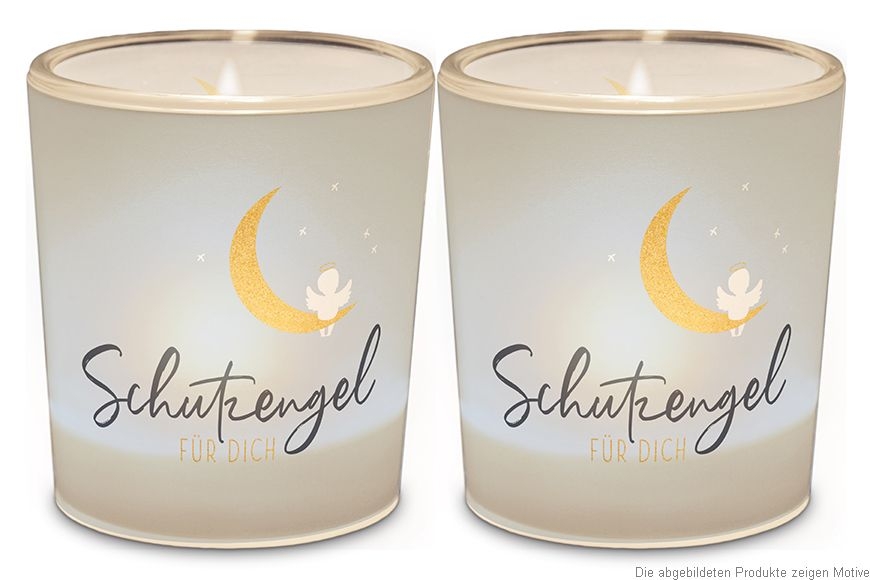 Windlicht Kerzenglas mit Botschaft "Schutzengel", 4027268306534, 640659, Engel Geschenk für Dich :-)