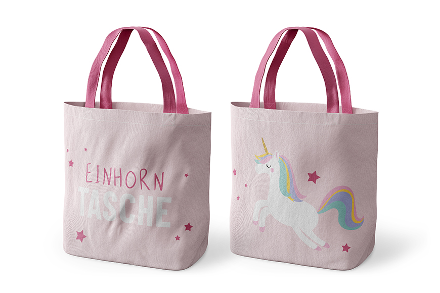 Geschenk für Dich Kinder Shopper "Einhorn Tasche", Shopping Bag, 397331, 4027268324736